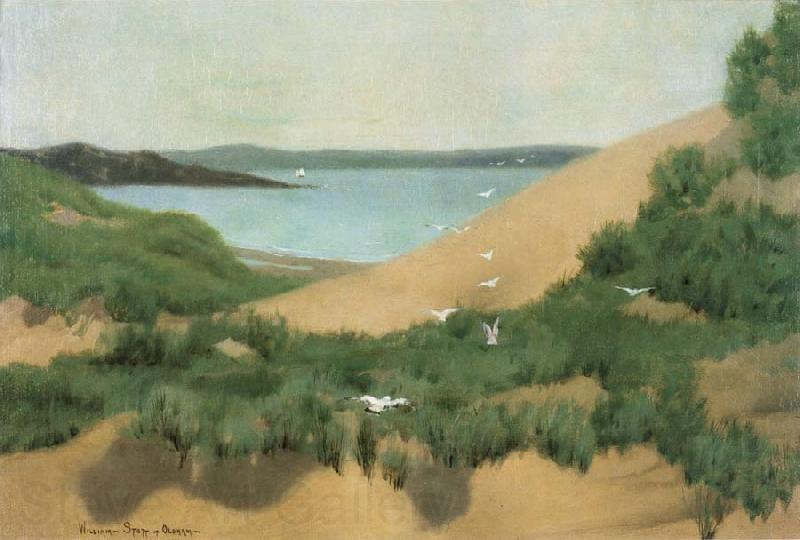 William Stott of Oldham The Little Bay Spain oil painting art